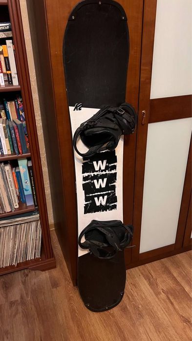 Сноуборд и ботинки