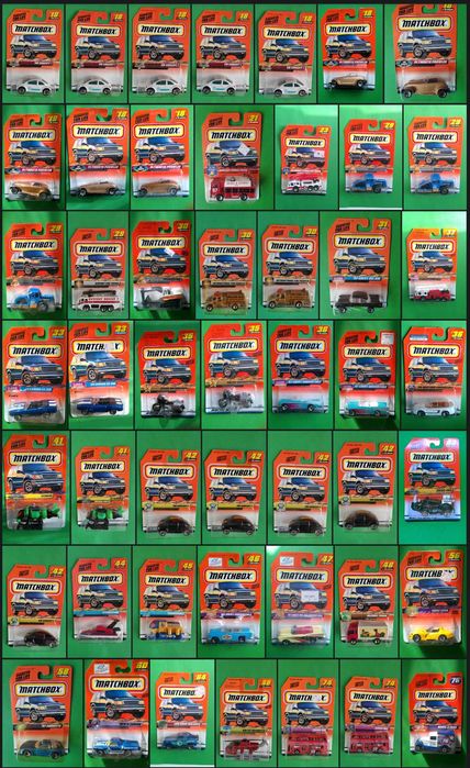 Колекция от колички Matchbox (мачбокс), неразпечатани!