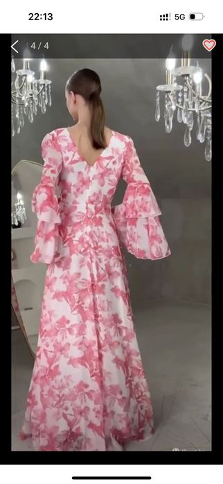 Элегантное шифоновое платье