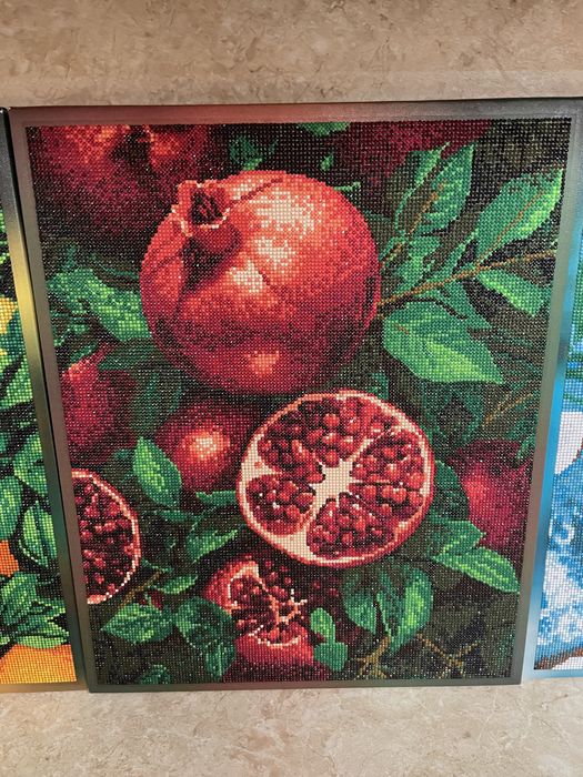 Продам картину, алмазная мозаика собранная