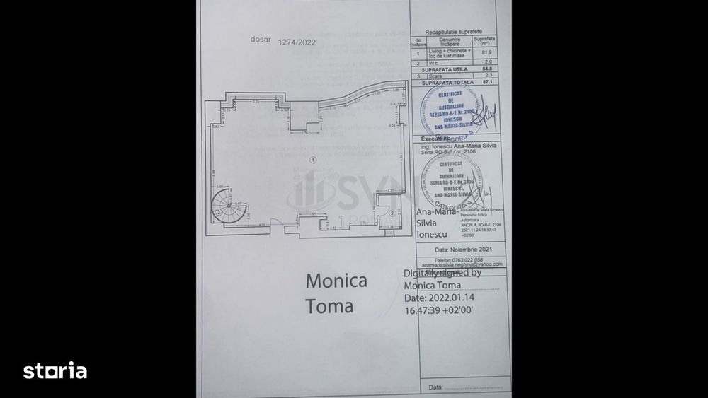 Duplex 165mp utili l Unirii l View Liber