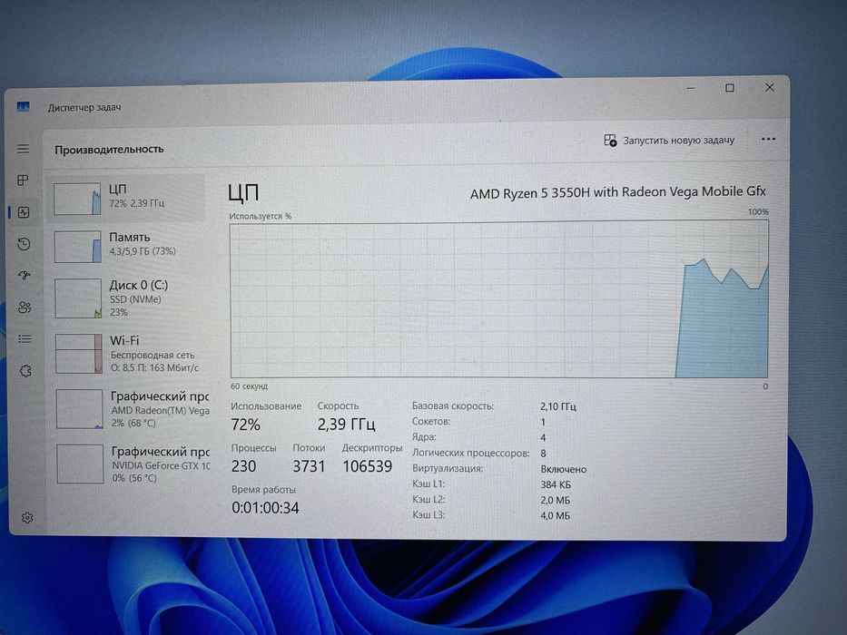 Ноутбук игравой Acer nitro 5