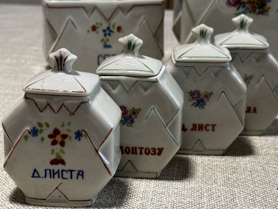 Ретро комплект сервиз за подправки