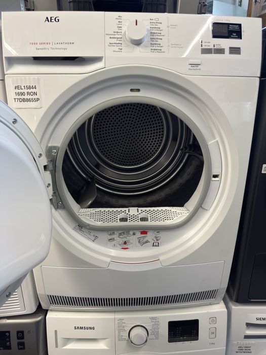 Uscator de rufe cu pompa de caldura AEG T7DB8655P cu factura si garantie