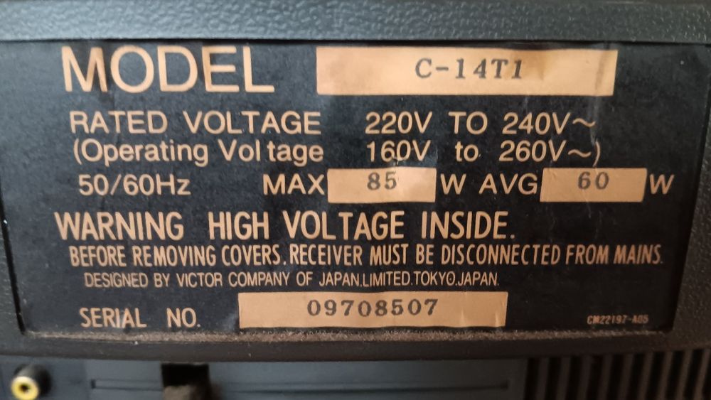 Телевизор JVC C-14T1