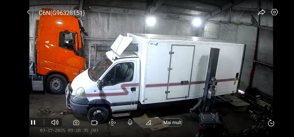 Lift hidraulic 1000 kg 12 v și 24 volți cub 620 iveco Mercedes Renault
