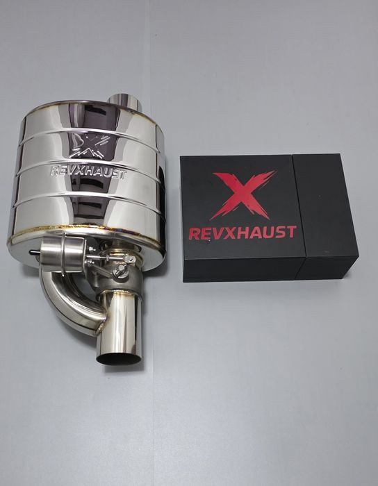 Tobă Sport Revxhaust, Clapeta Evacuare Vacuum ,  Oțel Inoxidabil