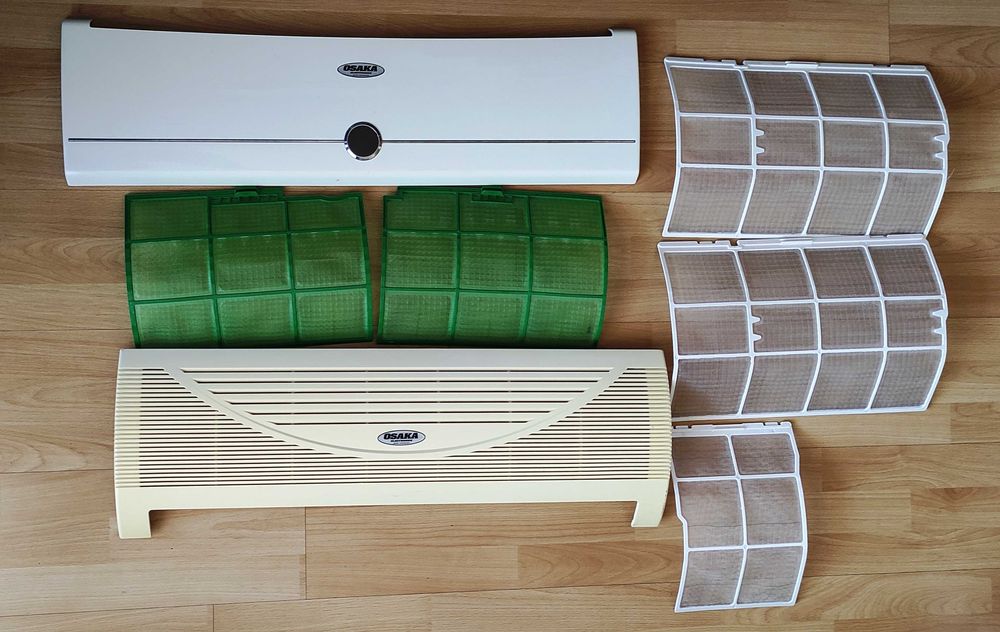 Климатик OSAKA CH-09-JN на части: дистанционно перка кондензатор филтр