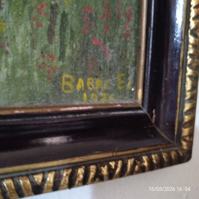 Tablou semnat de babac E