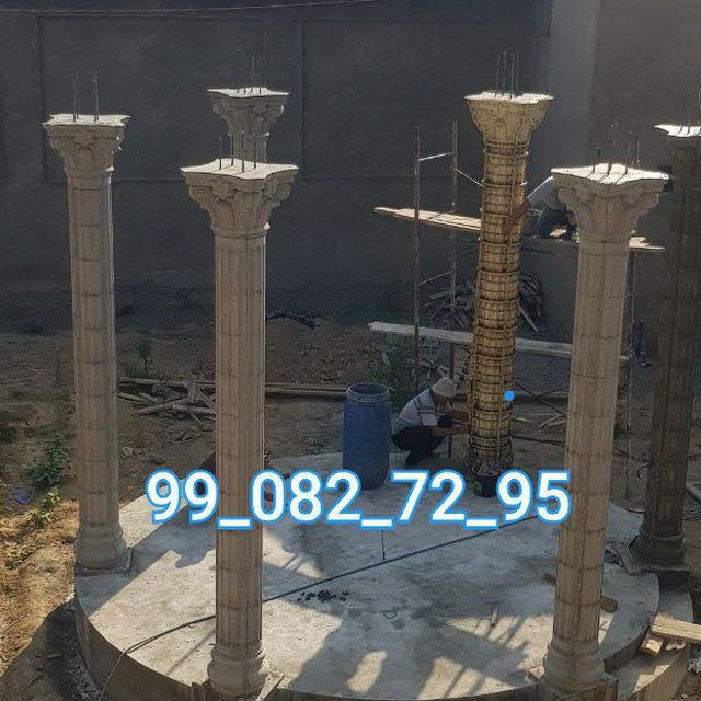 Rim ustunlari quyish xizmati