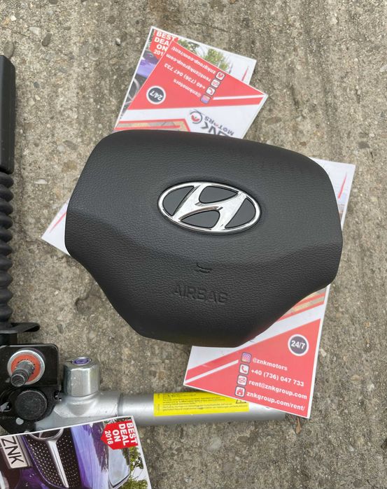 Hyundai Elantra 6 airbag volan / genunchi / pasager / set centuri sig