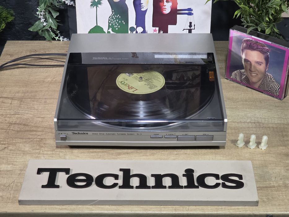 Pick-up TECHNICS SL-5, full automatic,  tangențial linear, direct drive, comenzi  digitale