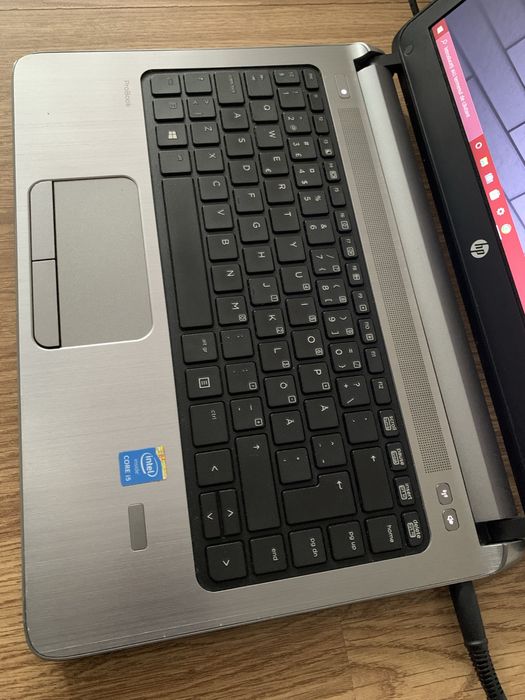 Laptop Hp ProBook Slim intel core i5,Display 14 led,Windows 10 Pro,SSD 130gb memorie,8gb ram cu incarcator.