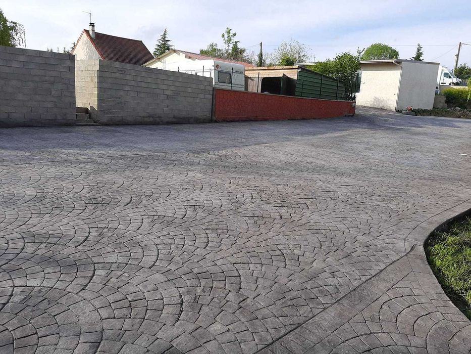 Beton Amprentat/Beton Elicopterizat/Beton Amprentat în vertical
