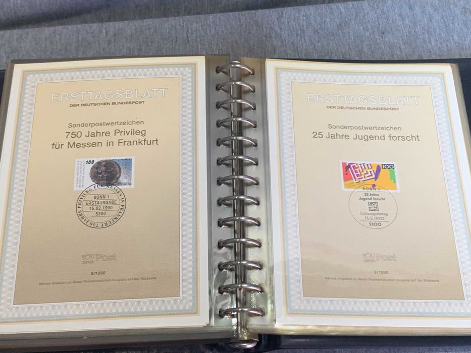 луксозен класьор Германия Първи лист 89-90г