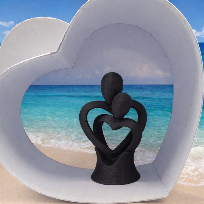 Figurina Inima 3D – Cadou Romantic – Decor Modern