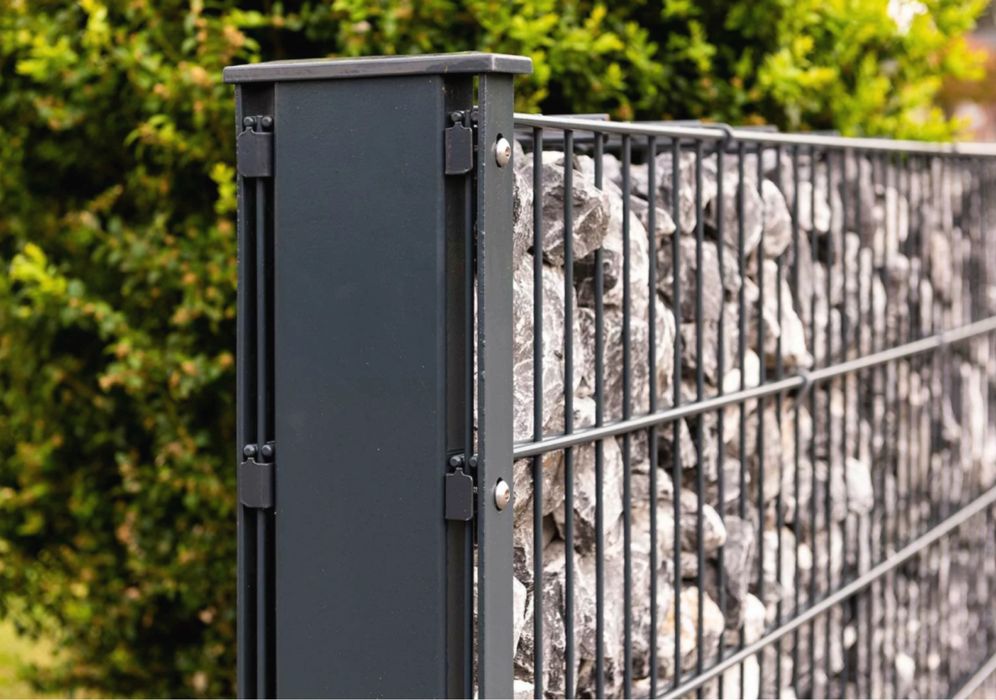 Gard Gabion din Panou drept 8-6-8 zincat Antracit RAL 7016