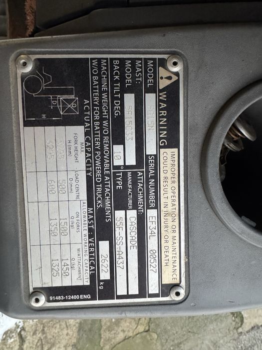 Dezmembrez stivuitor mitsubishi