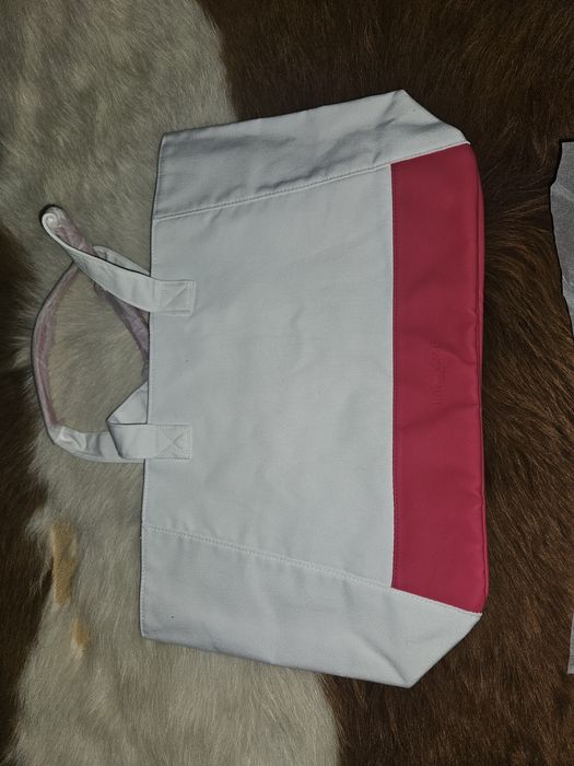 Vand geanta mare Lancome din panza  noua