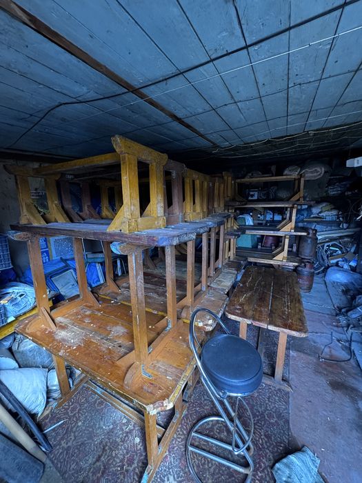 Столы и лавки из сосны