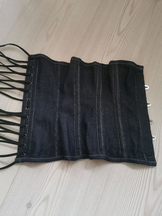 Corset întărit din denim mărimea S