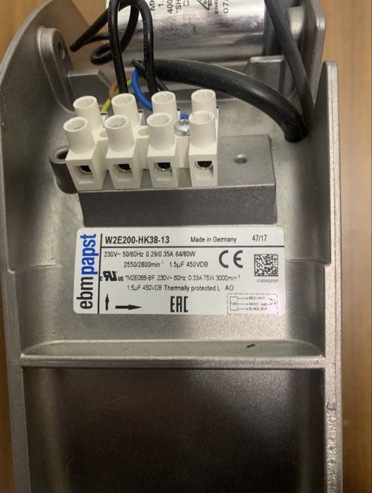 ventilator ebm papst w2e200-hh38-13