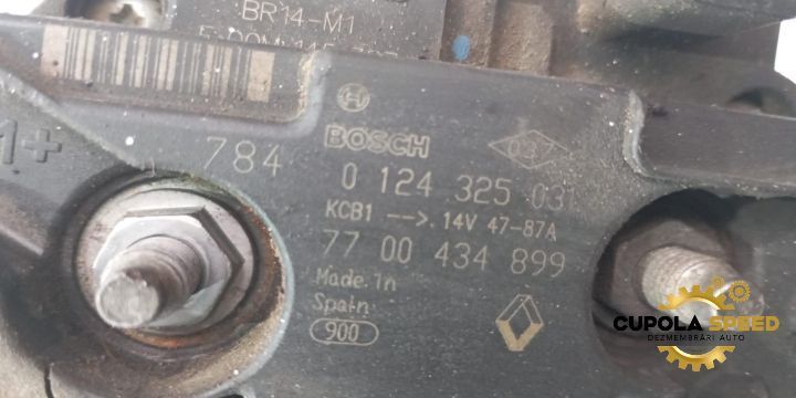 Alternator 1.4 Benzina 7700434899 Renault Megane 2 [facelift] [2006 -