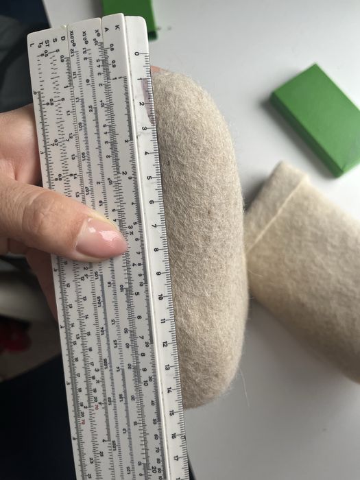 Валенки белые 15см