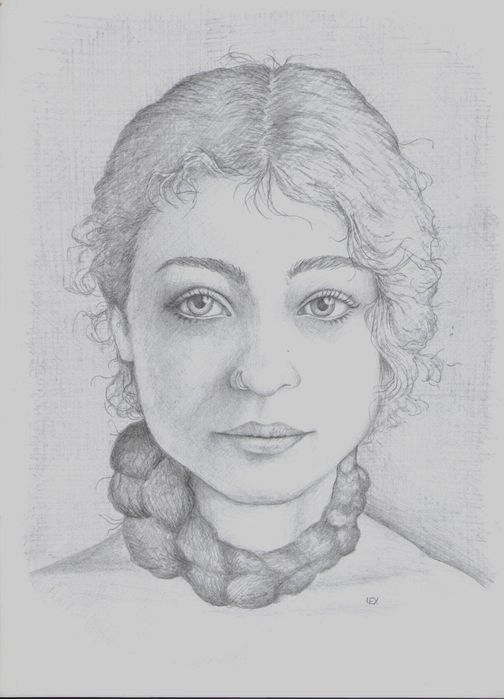 Портрет с фото, графика