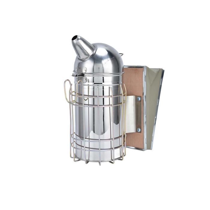 Пушилка за пчели с телешка кожа и неръждаема стомана кошер пити с мед