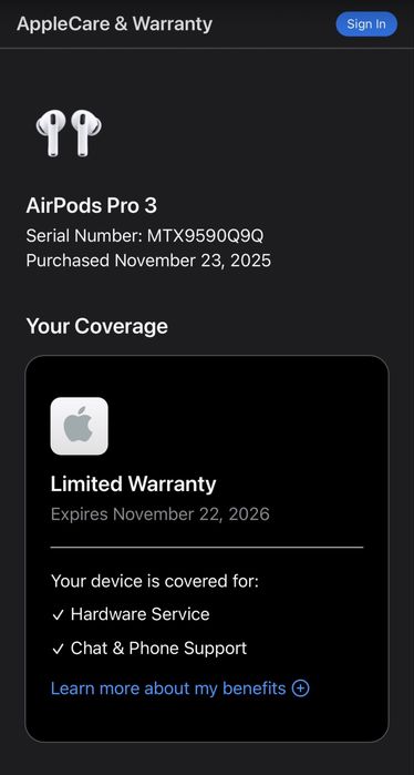 Apple AirPods Pro 3 (Sigilate) ANC