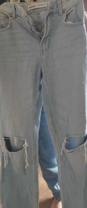 Дълги сини дънки Bershka