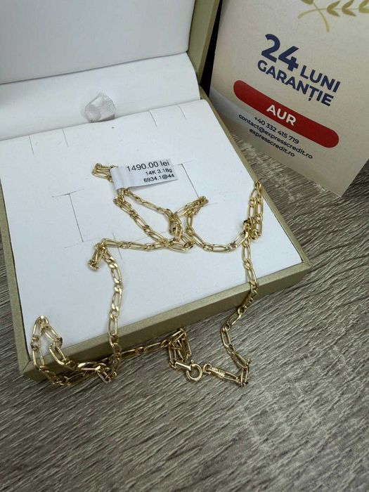 (AG42) Lant aur 14K 3.18g b6934 - Garantie 2 ani!