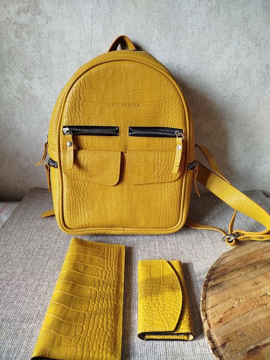 Рюкзак кожа, Аrt Caravan