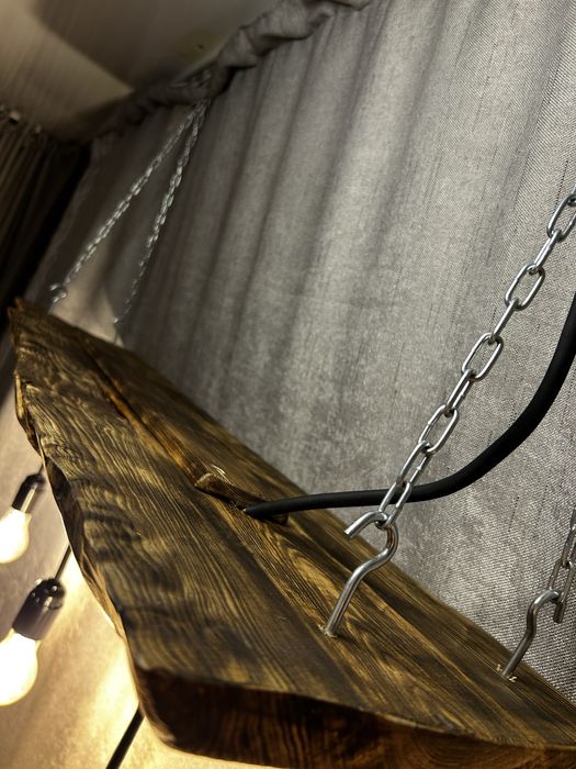 Деревянная люстра ручной работы Vyacore