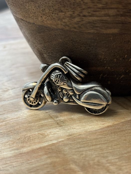 Pandant argint motocicleta