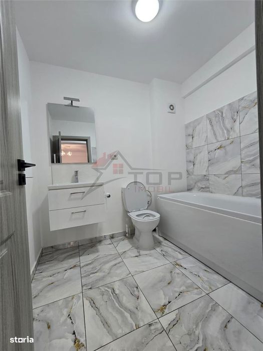 Etaj 2 - Visan, apartament 1 camera decomandat in bloc nou