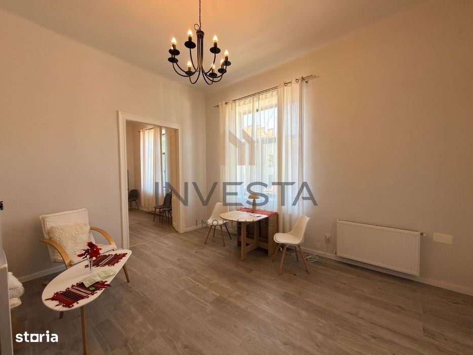 Apartament cu 3 camere si balcon, in Centru, langa Tribunal!