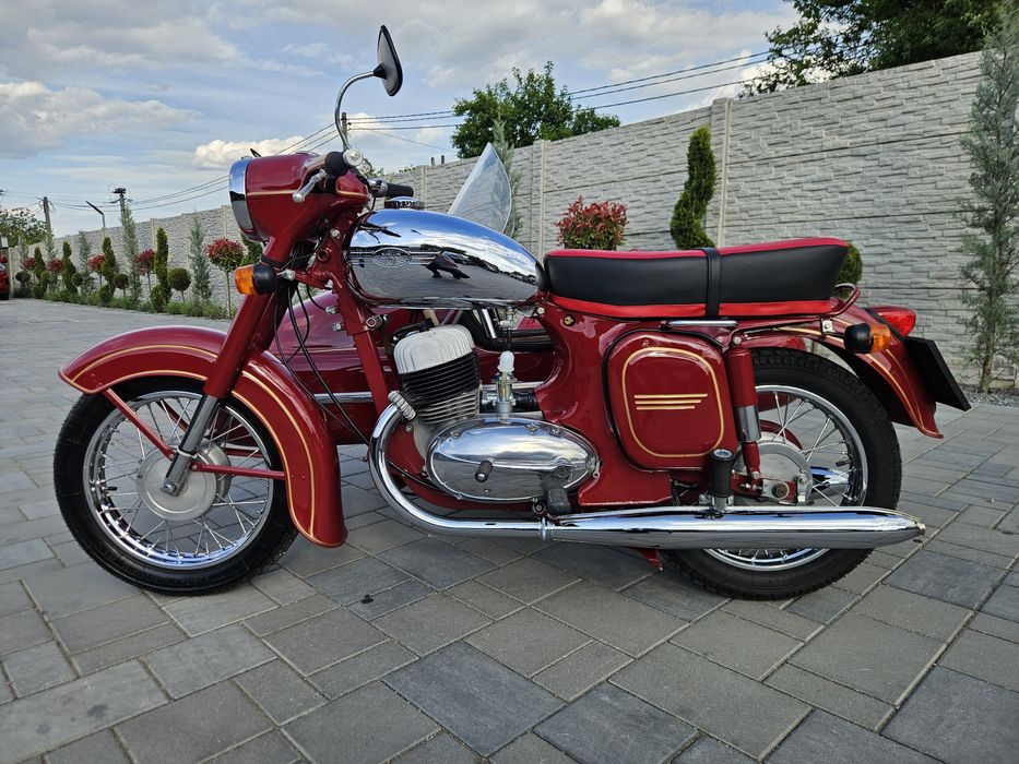 Jawa 350 velorex cu atas,motocicleta de colectie,fabricate 1966,stare