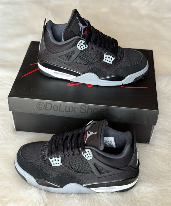 Air Jordan 4 Retro Black Canvas Full Box Verificare Colet Size 35,5-45