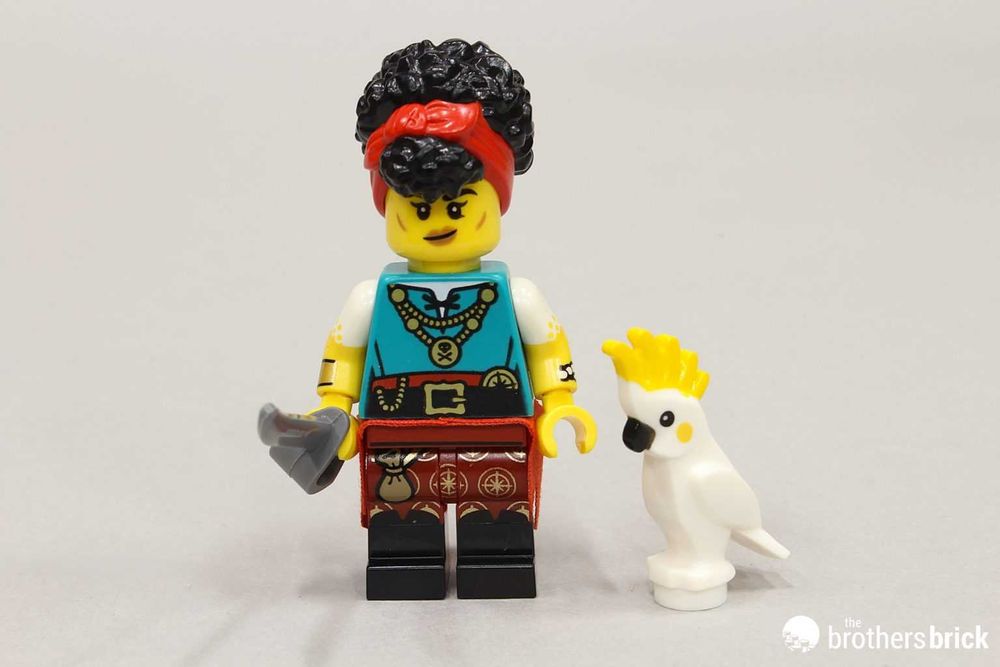 Pirate Quartermaster, Minifigurine LEGO, 71048, Seria 27, IDENTIFICATE