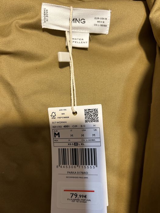 Vand geaca parka noua toamna primavara