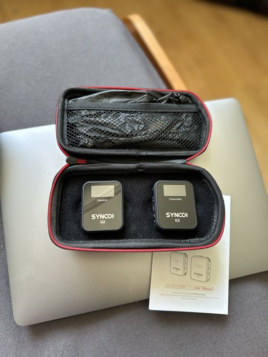Microfon Lavalieră Wireless Synco G2(A1) – Ca NOU, folosit doar de 2 ori