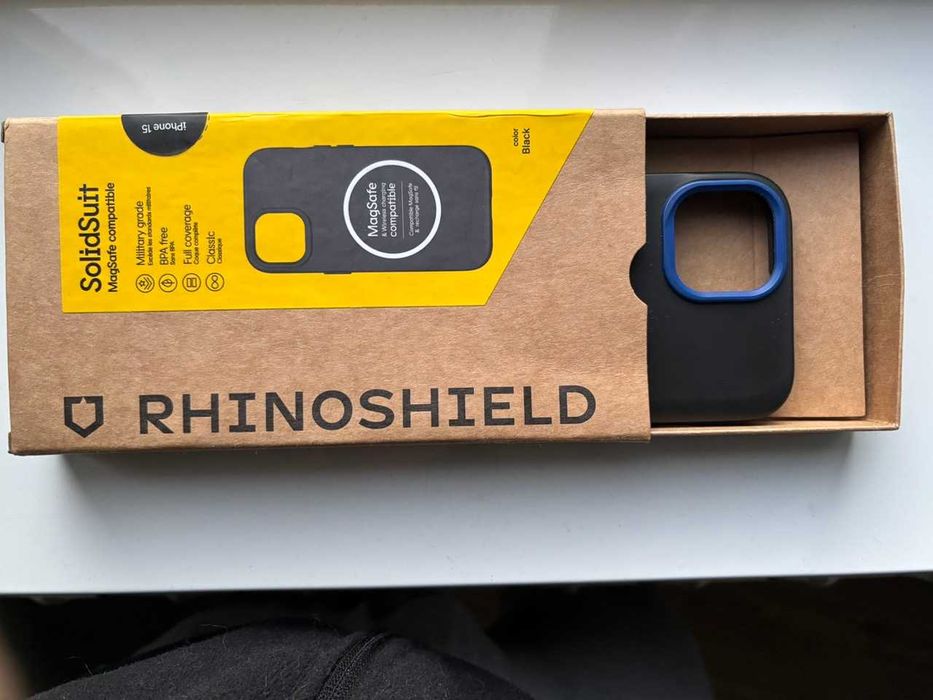 Carcasa Iphone 15 - Rhinoshield - SolidSuit cu MagSafe