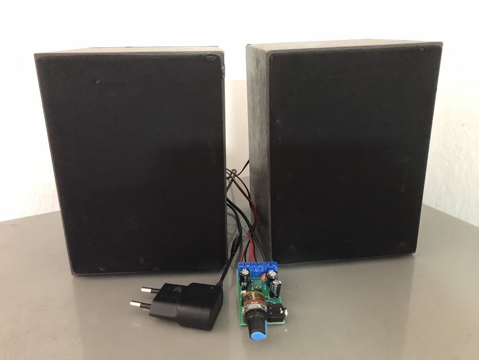 Boxe +mini amplificare cu bluetooth