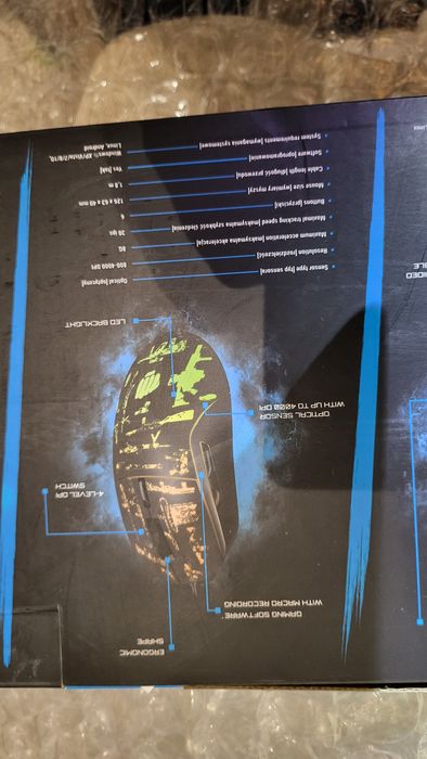 Fury thunderstriek геймърски комплект мишка клавиатура и слушалки