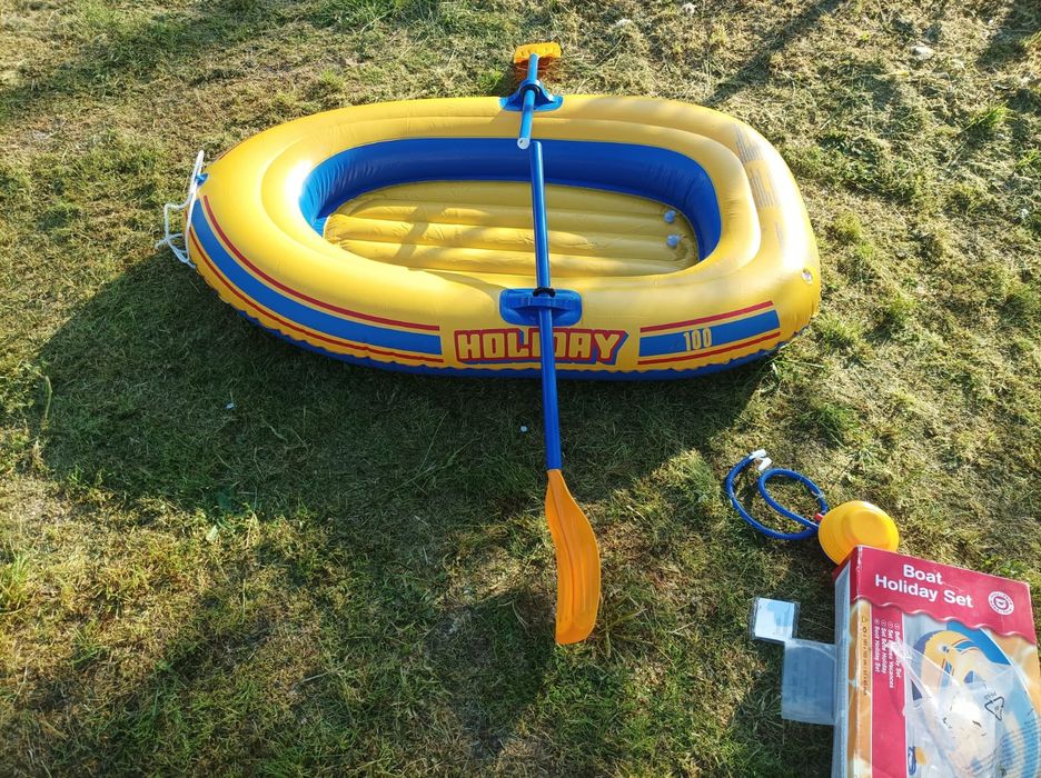 Надуваема детски лодка, нова
