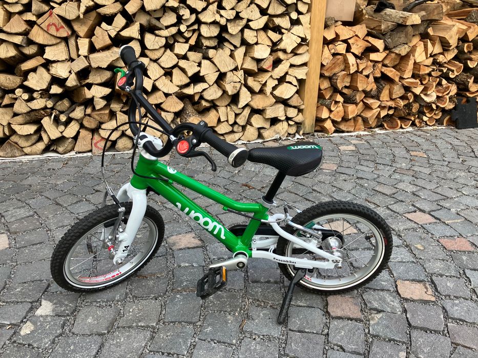 Bicicleta copii woom 2 verde