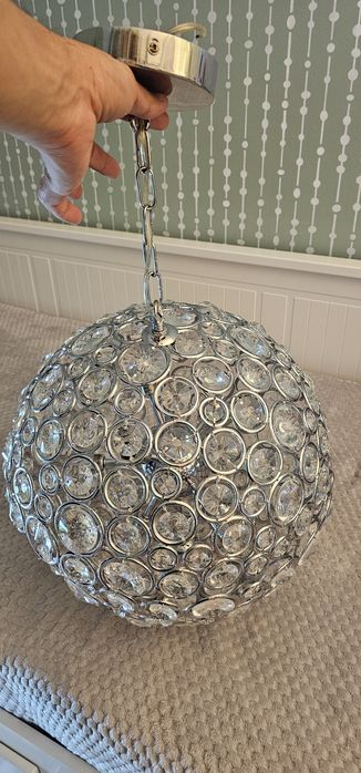 Lustra suspendata cristal  9 x bec g9 candelabru