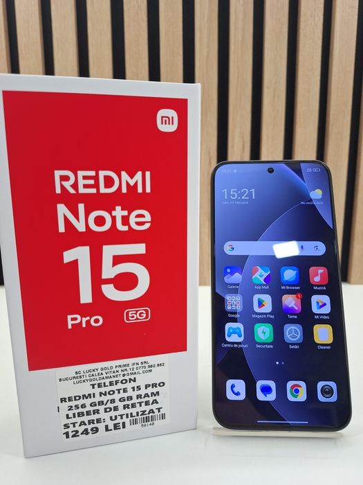 Amanet Lucky Gold VITAN / Redmi Note 15 Pro / 256GB / 8GB RAM / #58140